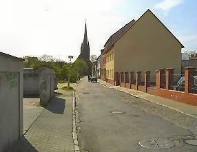 Die Rohrstrae in Stendal im Frhling des Jahres 2007